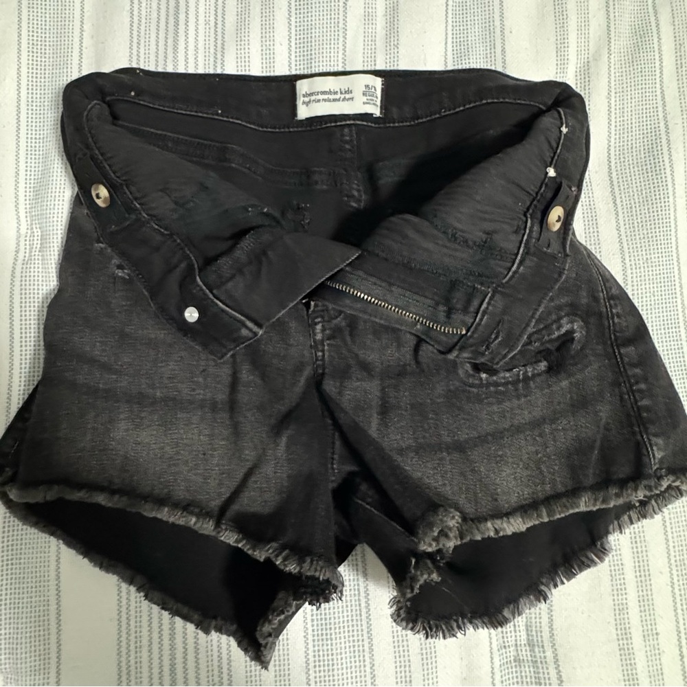 Abercrombie Kids Dark Gray Jean Shorts